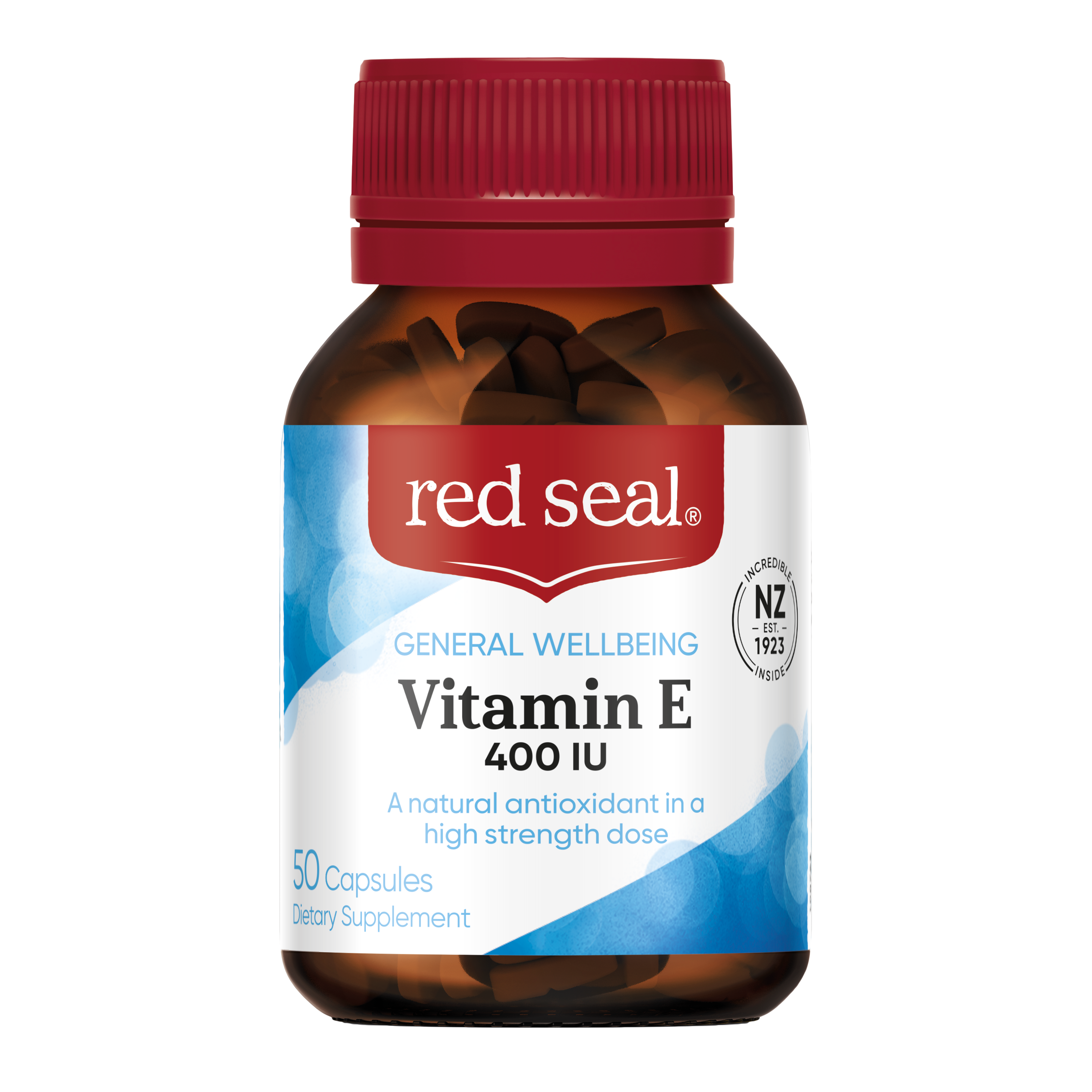 Vitamin E 400 IU Capsules Red Seal   Rs Vitamine 400iu 50btl Render 1 