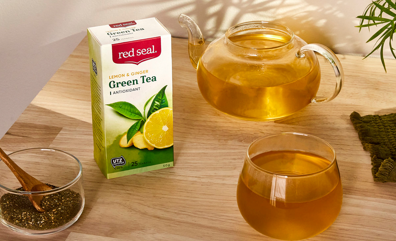 Green Tea Lemon and Ginger Red Seal